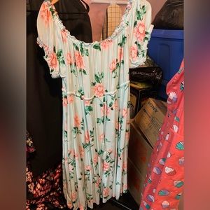 NWOT Mint green summer dress 2x